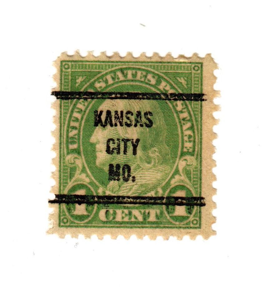 1 CENT BENJAMIN FRANKLIN  SCOTT # 596 EXTREMELY RARE