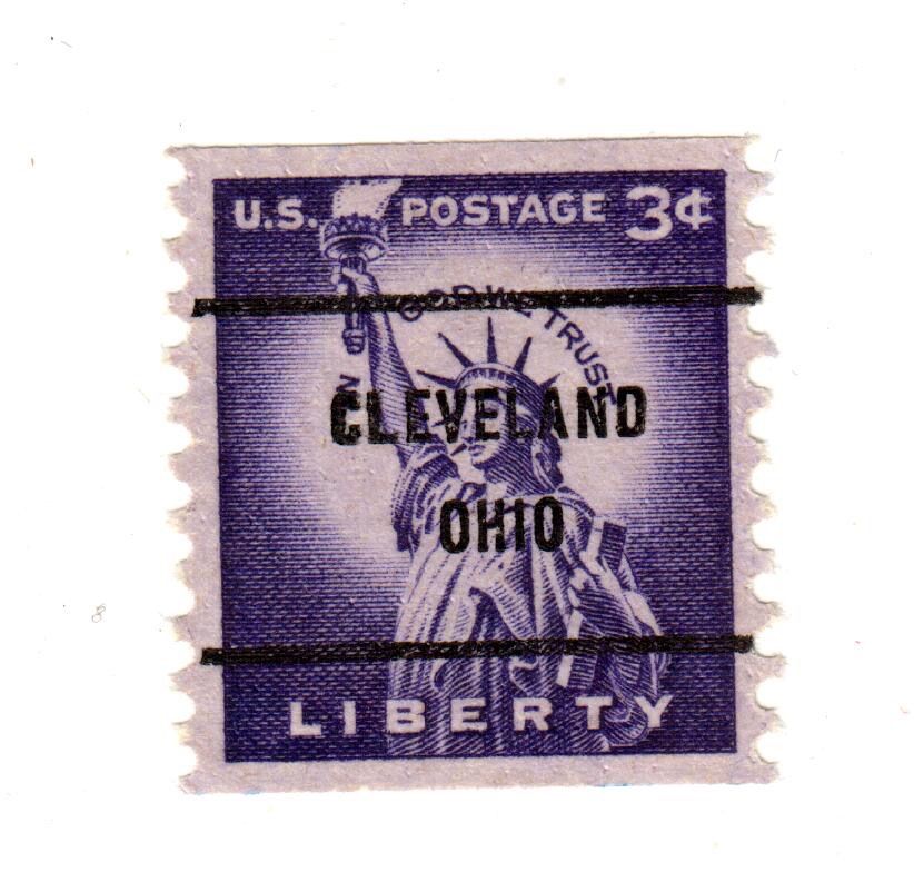 3 CENTS LIBERTY PRECANCEL