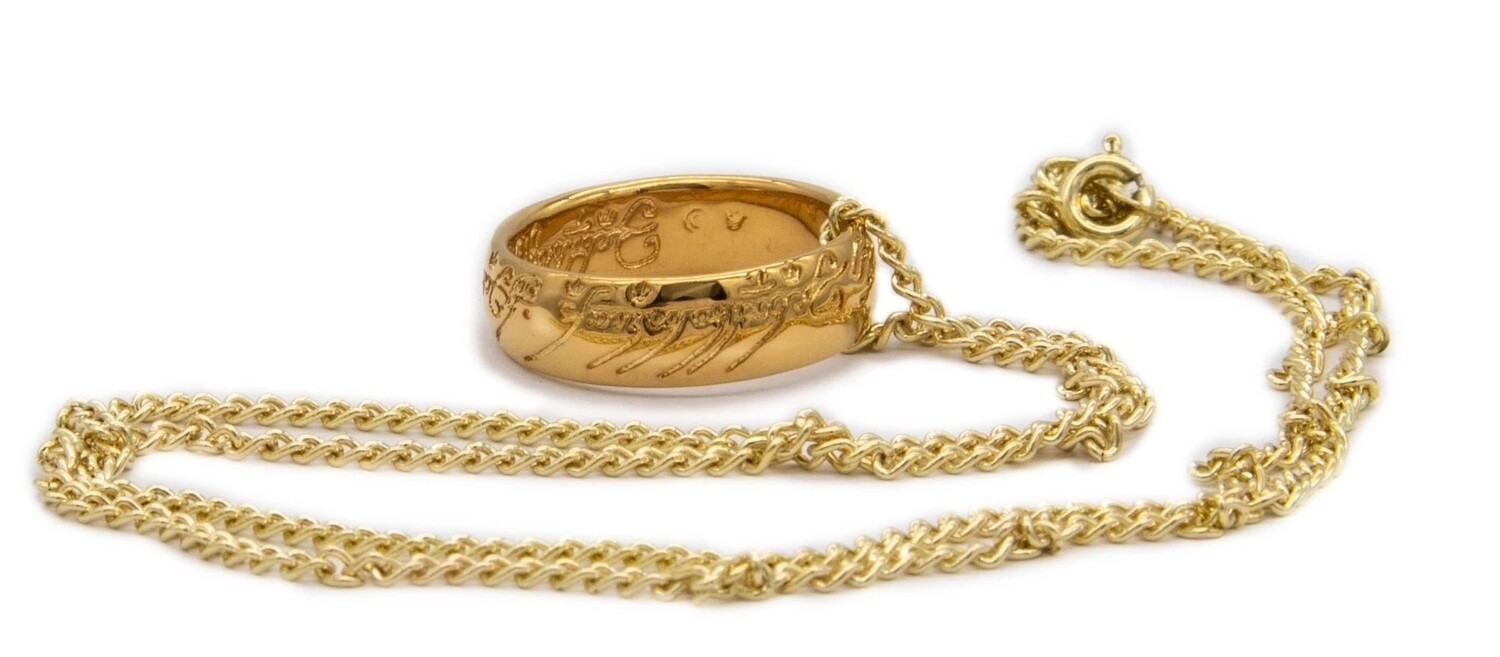 Gollum™ Gold Necklace - The One Ring
