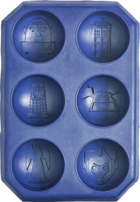 Doctor Who Tardis Silicone Cup Cake / Muffin Pan