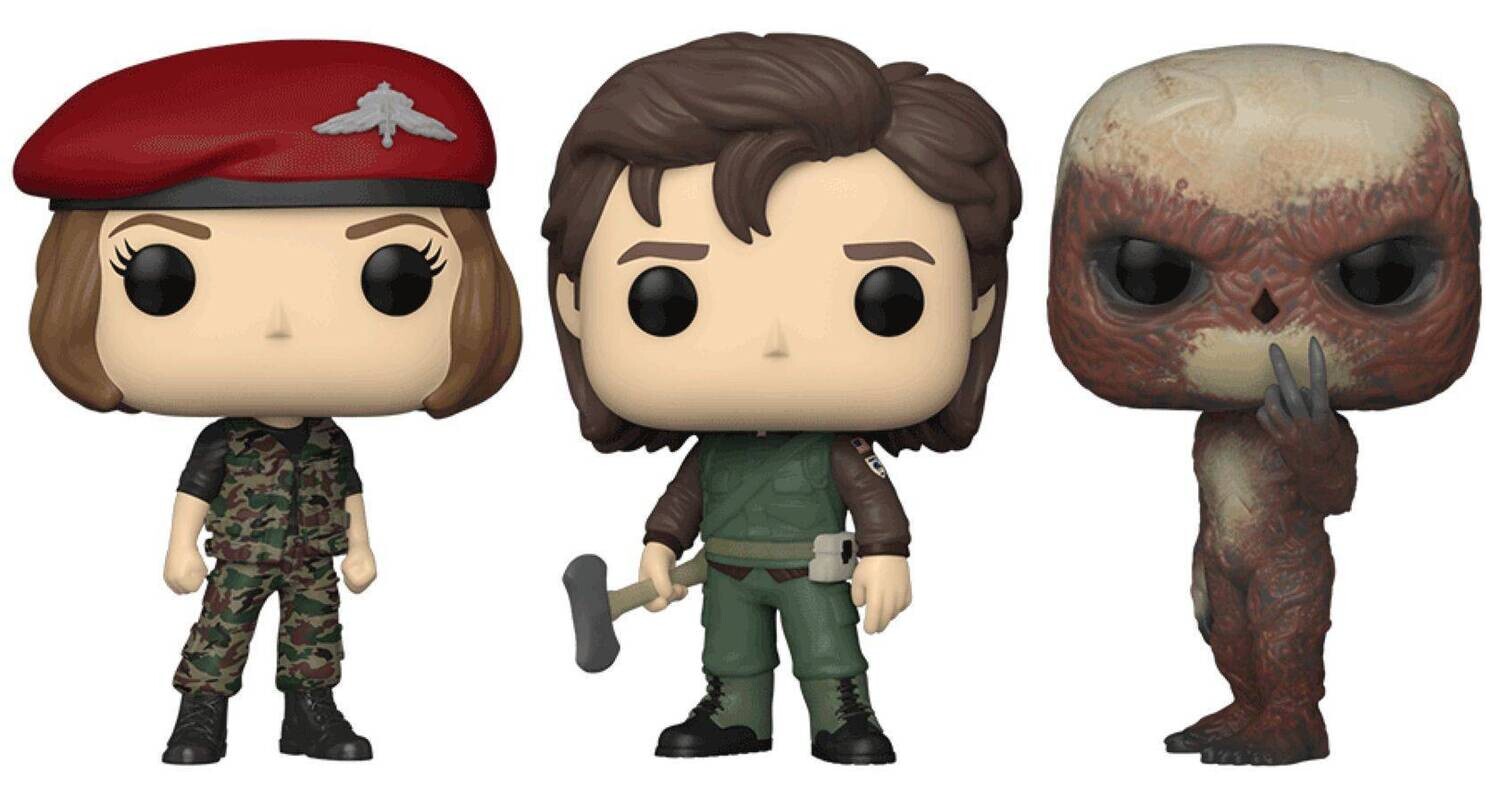 Stranger Things - Robin, Steve &amp; Vecna US Exclusive Pop! 3-Pack