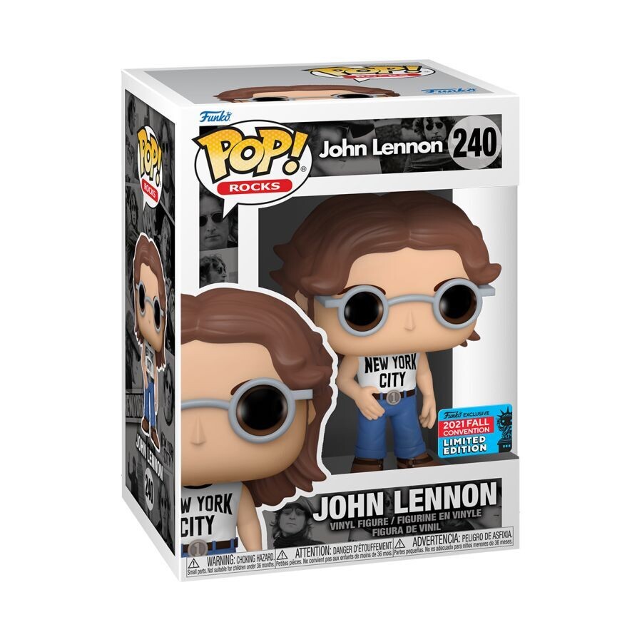 John Lennon NYCC Shirt Festival of Fun 2021 US Exclusive Pop! Vinyl