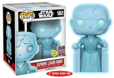 Star Wars Supreme Leader Snoke Holographic Glow 6&quot; SDCC 2017 US Exclusive