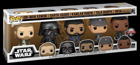 Star Wars - Kenobi US Exclusive Pop! Vinyl 5-Pack