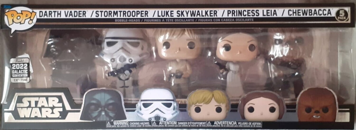 Star Wars - Star Wars Celebration 2022 Exclusive Pop! Vinyl 5-Pack