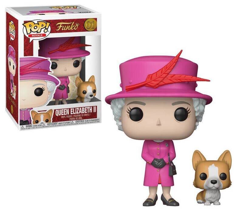 Royal Family - Queen Elizabeth II with Corgi Pop! Vinyl