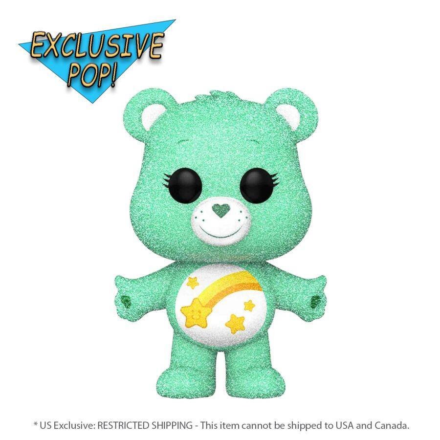 Care Bears 40th Anniversary - Wish Bear Diamond Glitter US Exclusive Pop! Vinyl