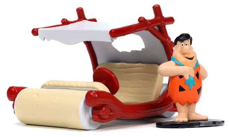 The Flintstones - Flintmobile with Fred Flintstone 1:32 Scale Hollywood Ride - DAMAGED BOX