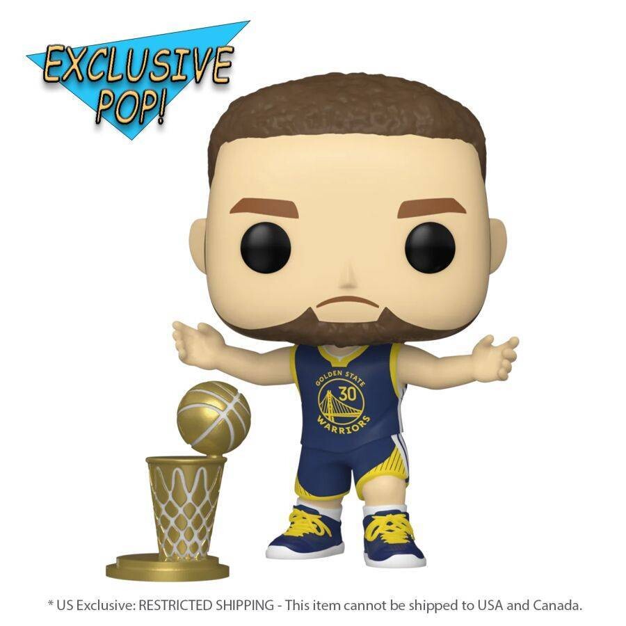 NBA: Warriors - Stephen Curry Championship Trophy US Exclusive Pop! Vinyl
