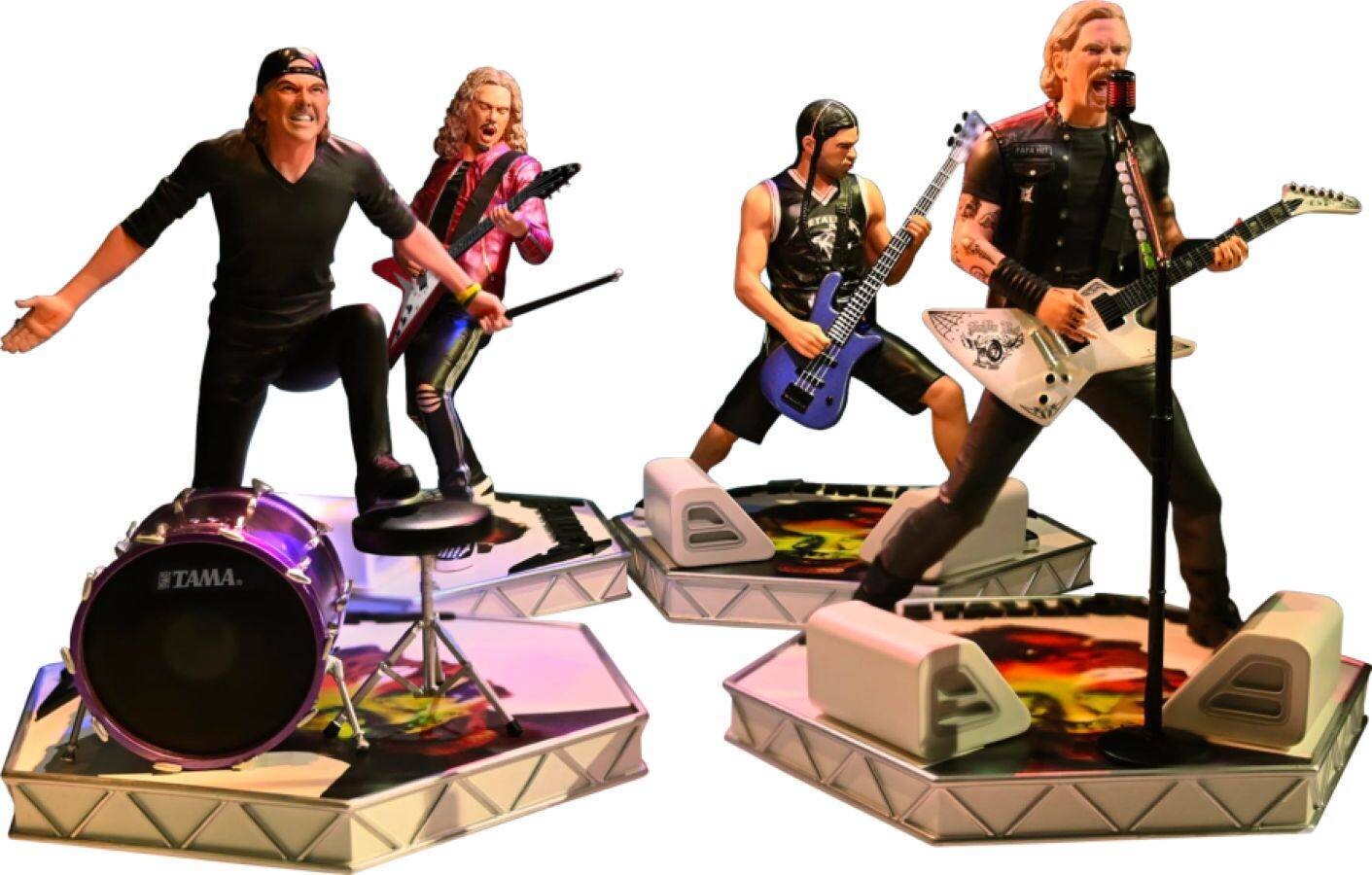 Metallica Rock Iconz Statue Set of 4 Limited Edition