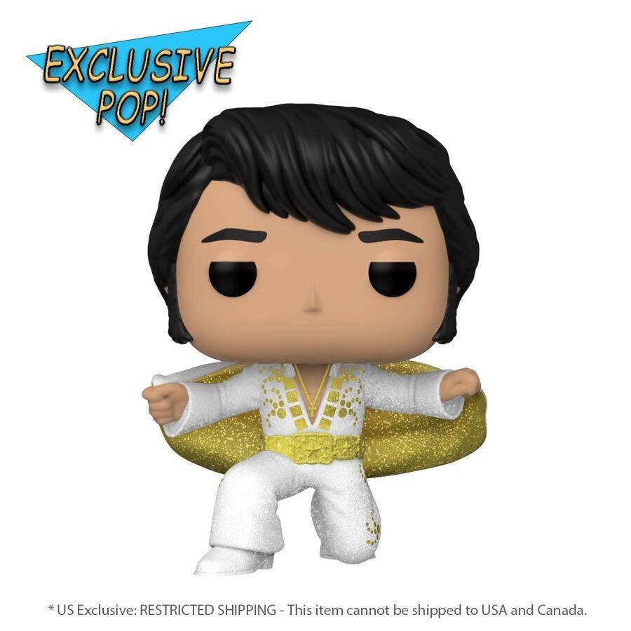 Elvis - Elvis Pharaoh Suit US Exclusive Diamond Glitter Pop! Vinyl