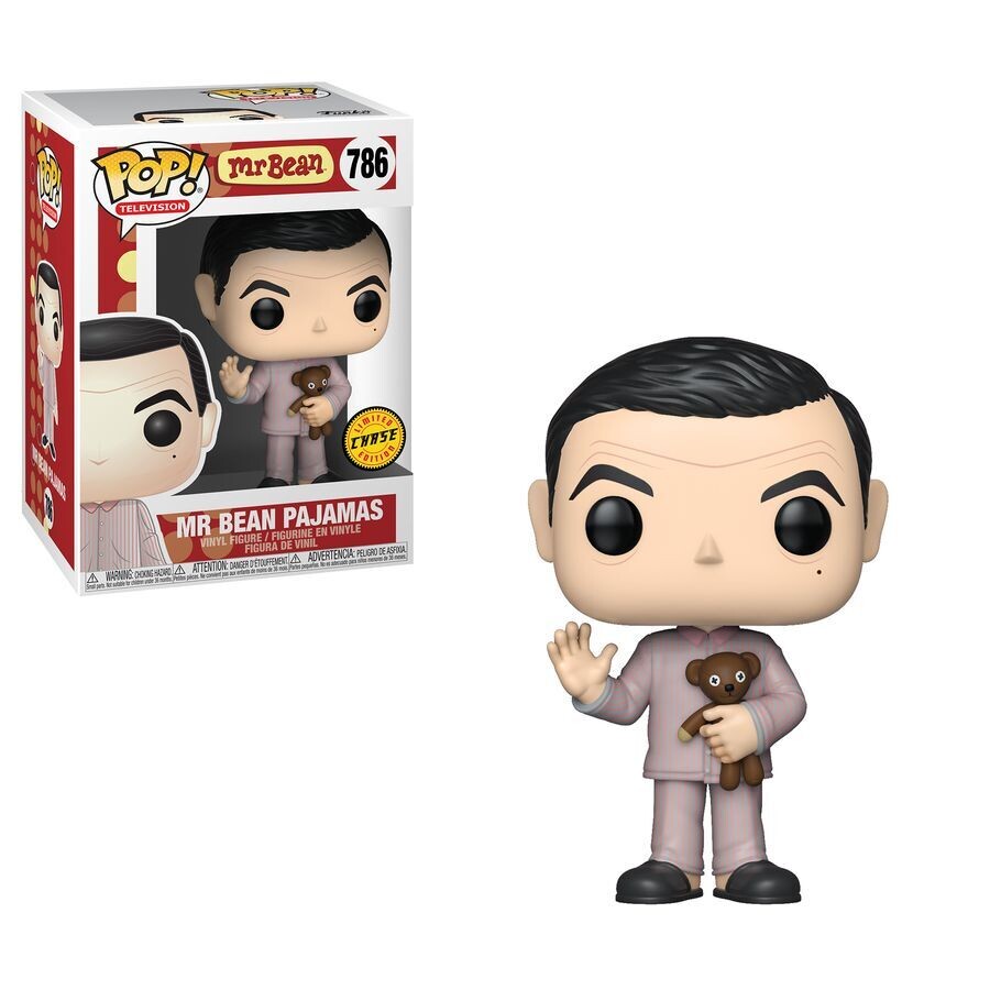 Mr Bean - Pajamas Pop! Vinyl (CHASE Variant) with Teddy Bear