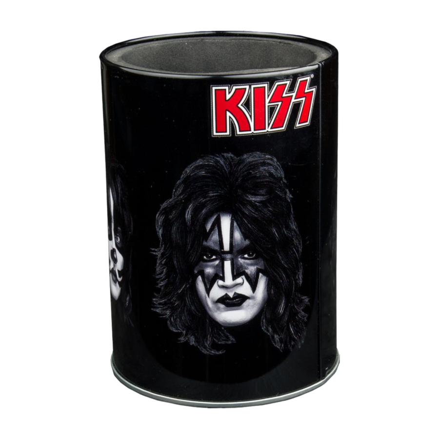 KISS - Band Faces Metal Can Cooler