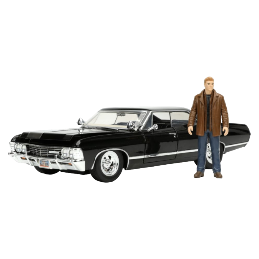 Supernatural - &#39;67 Chevy Impala with Dean 1:24 Scale Hollywood Ride