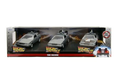 Back to the Future - DeLorean 1:32 Scale 3-Pack
