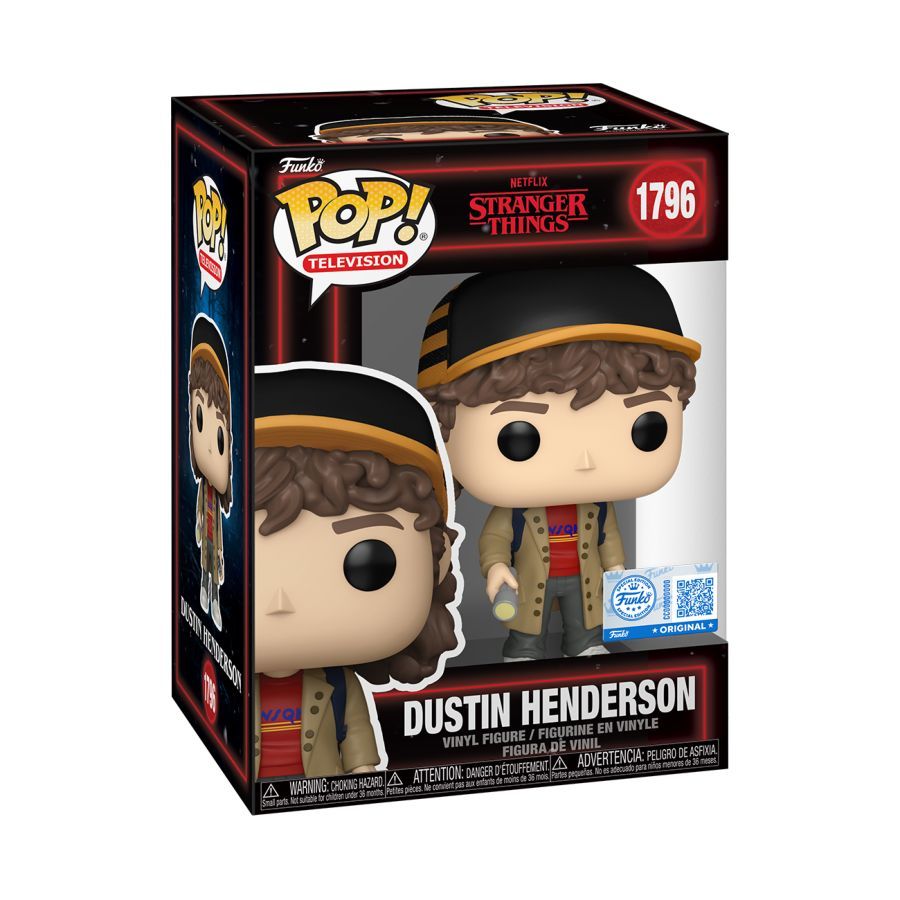 Stranger Things - Dustin Henderson (with Torch) US Exclusive Pop! Vinyl