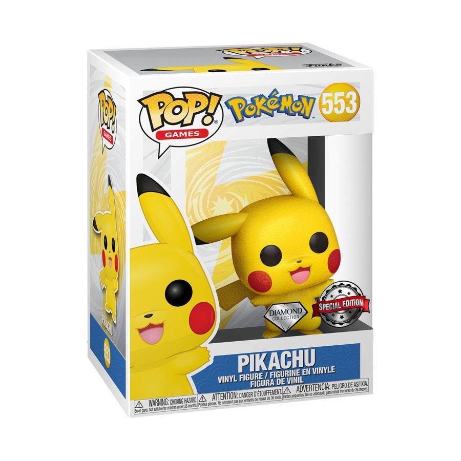 Pokemon – Pikachu Waving Diamond Glitter US Exclusive Pop! Vinyl