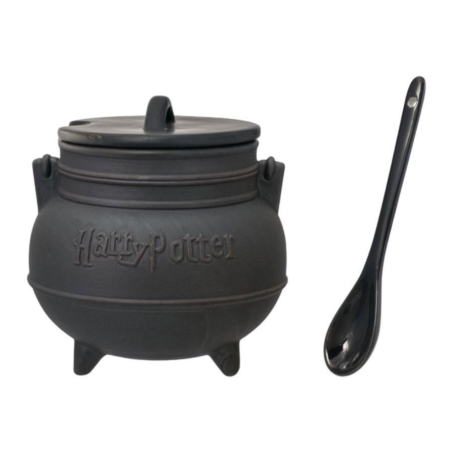 Harry Potter – Cauldron with Lid &amp; Spoon Soup Mug