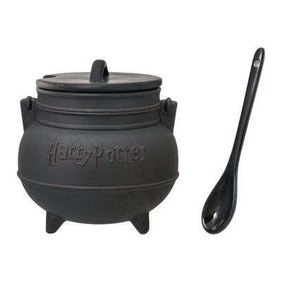 Harry Potter – Cauldron with Lid &amp; Spoon Soup Mug