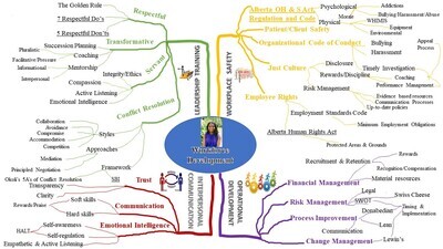 Dr. Cheryl Okoli's, DHA Workforce Development Mind Map