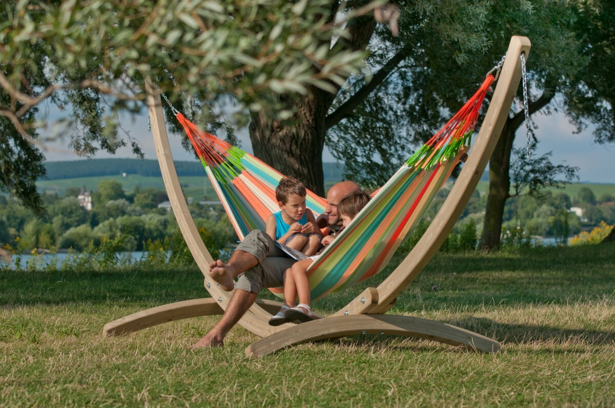 Гамак яркий семейный