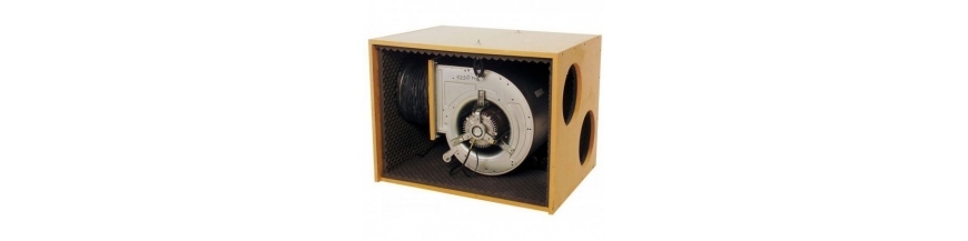 Звукоизолированный вытяжной вентилятор AirFan деревянный (производительность 3250 м3/час)