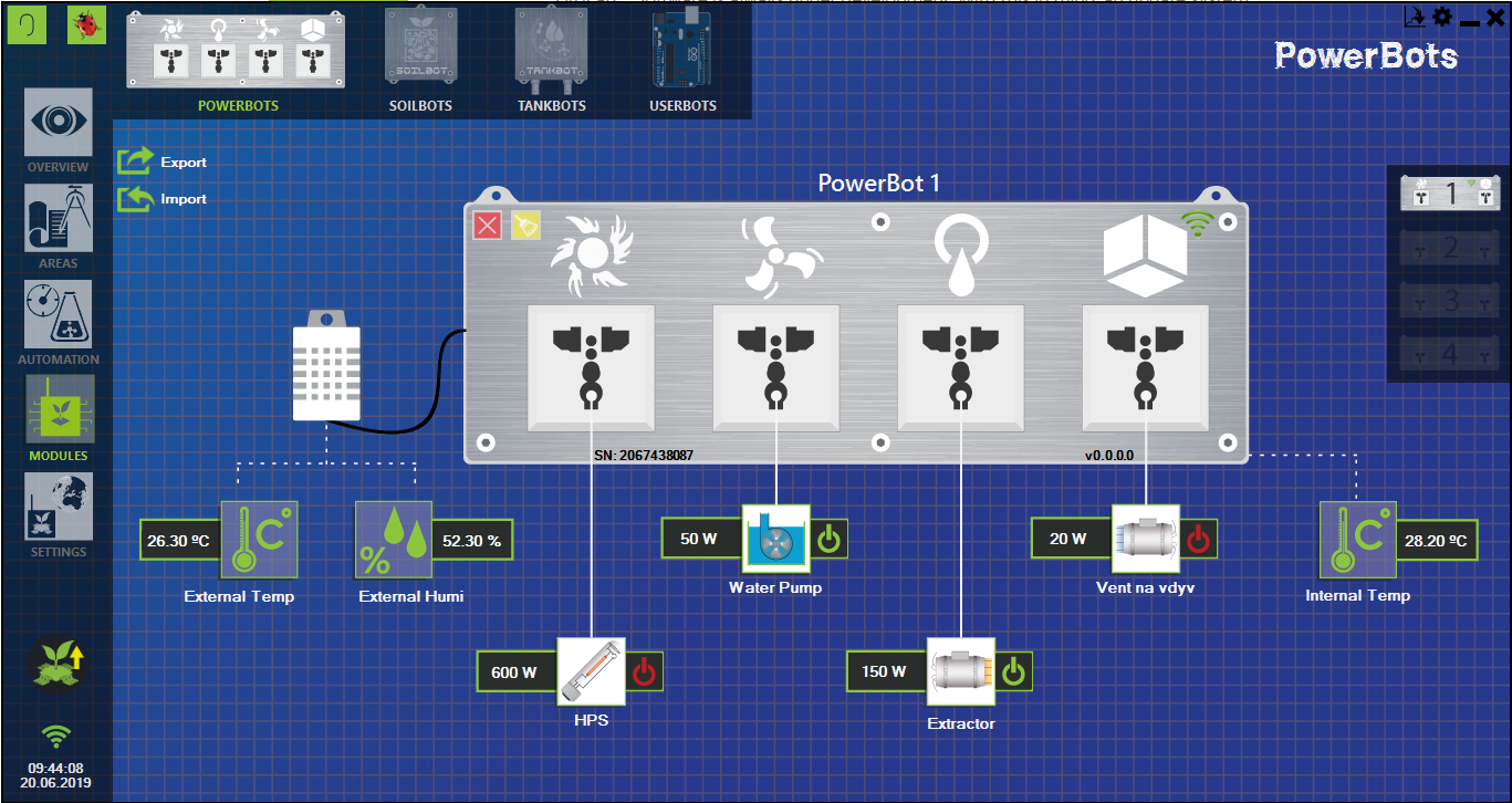 GroLab Starter Kit (мониторинг и управление гроубоксом)