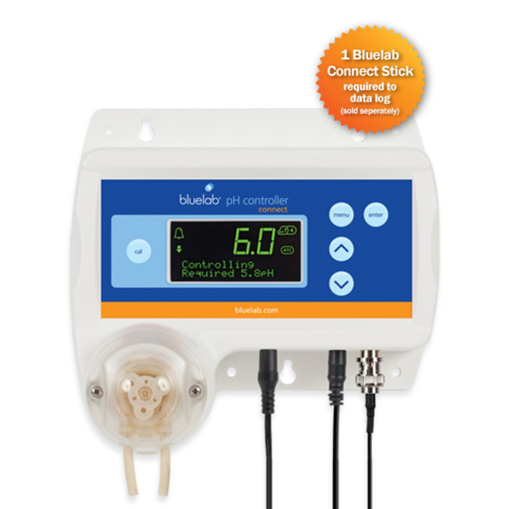 Bluelab pH Controller Connect (измеритель и регулятор уровня PH раствора с подключением к компьютеру)