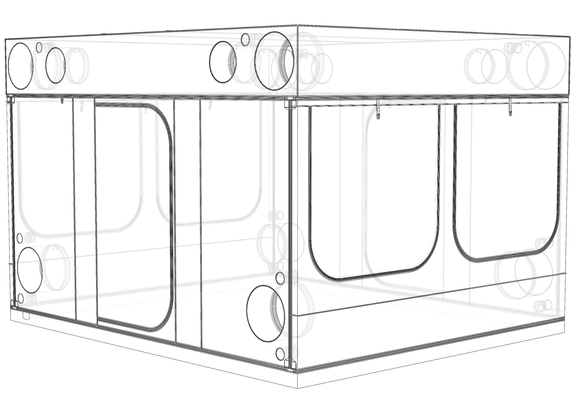 Гроубокс Secret Jardin Intense R3 (300x360x242 см.)