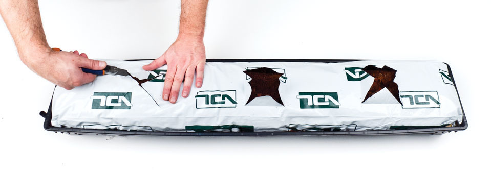 Плита минеральной ваты для выращивания растений (100x15x7.5 см.)