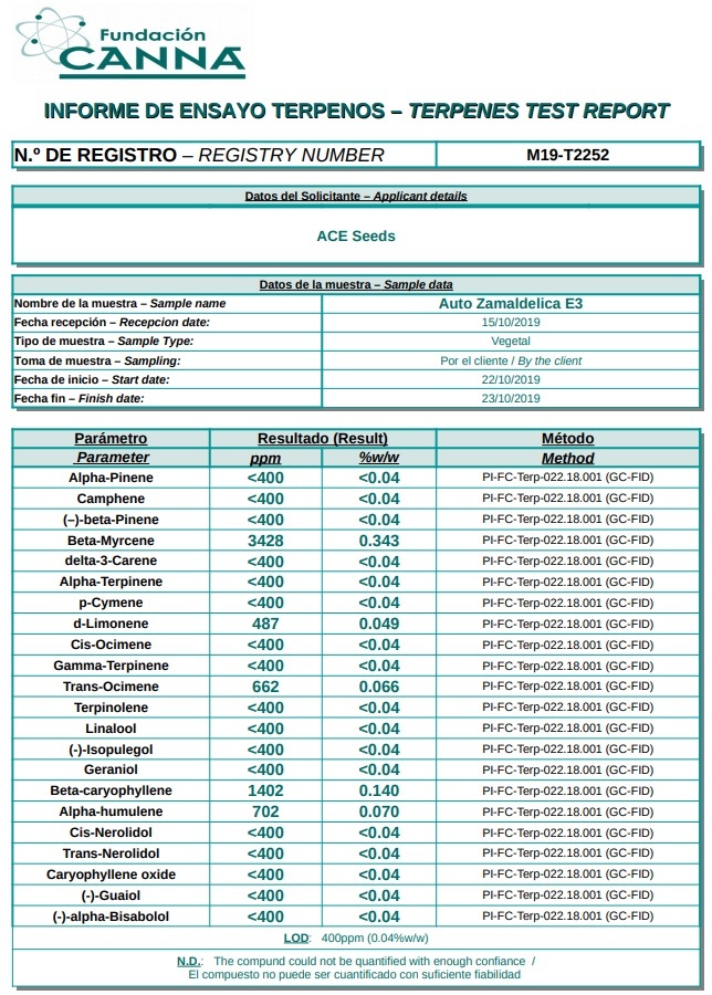 Ace Seeds - Auto Zamaldelica (auto/fem.)