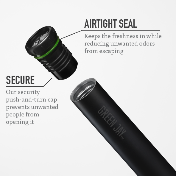 Pre-roll Case Green Jay - футляр для самокрутки