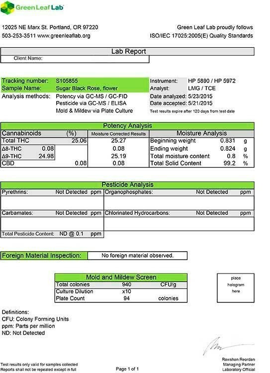 Delicious Seeds - Sugar Black Rose (fem.) Delicious Seeds - Sugar Black Rose (fem.)
