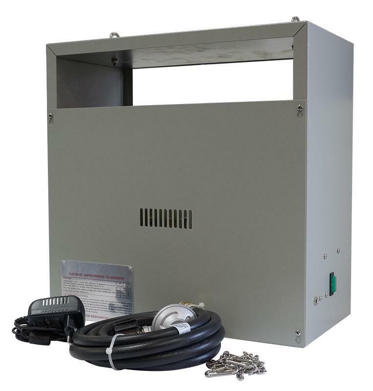 Генератор углекислого газа CO2 для растений (8 сопел/жидкий пропан) Генератор углекислого газа CO2 для растений (8 сопел/жидкий пропан)