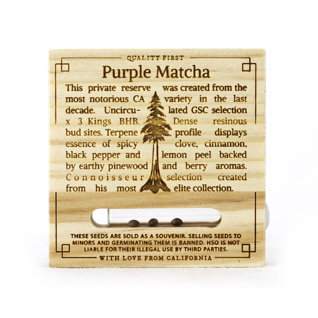Humboldt Seed Organization - Purple Matcha (fem.)