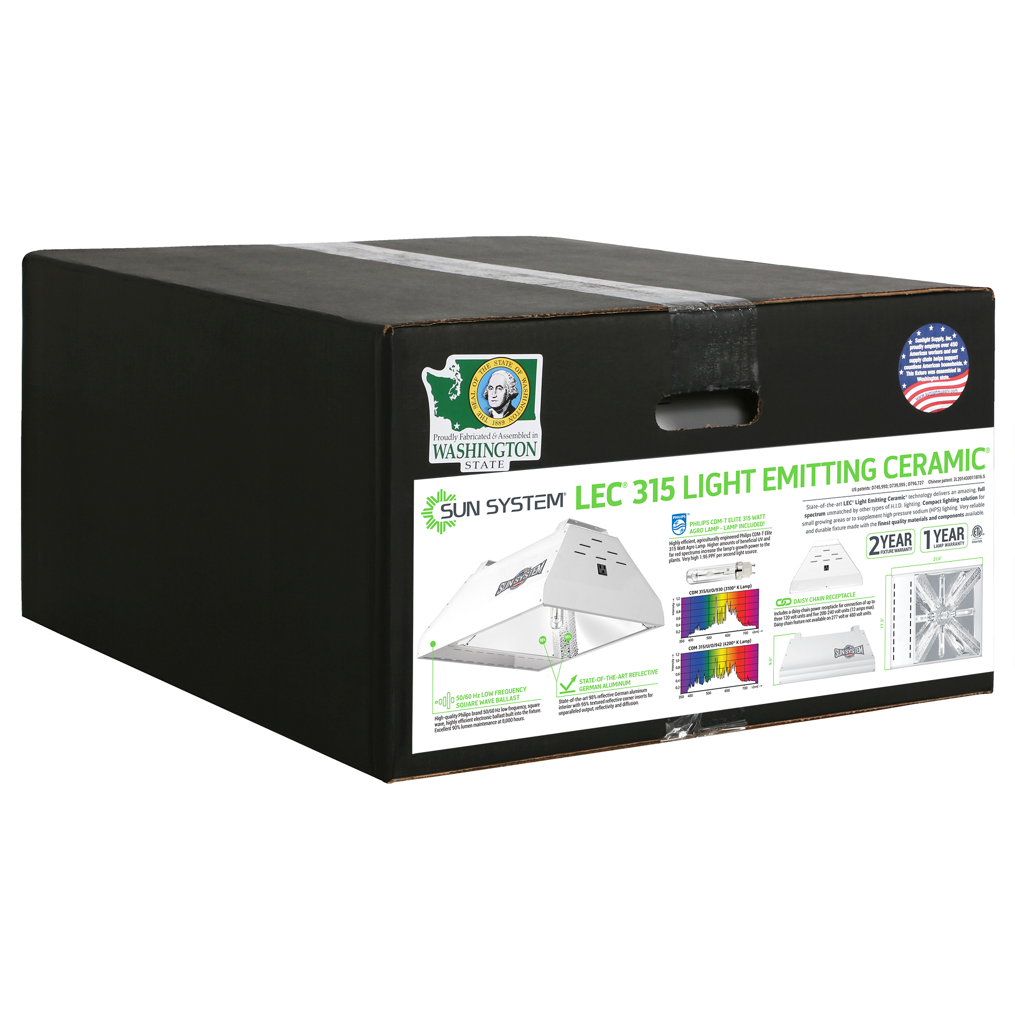 LEC светильник Sun System 315W (208-240V с лампой 3100K)