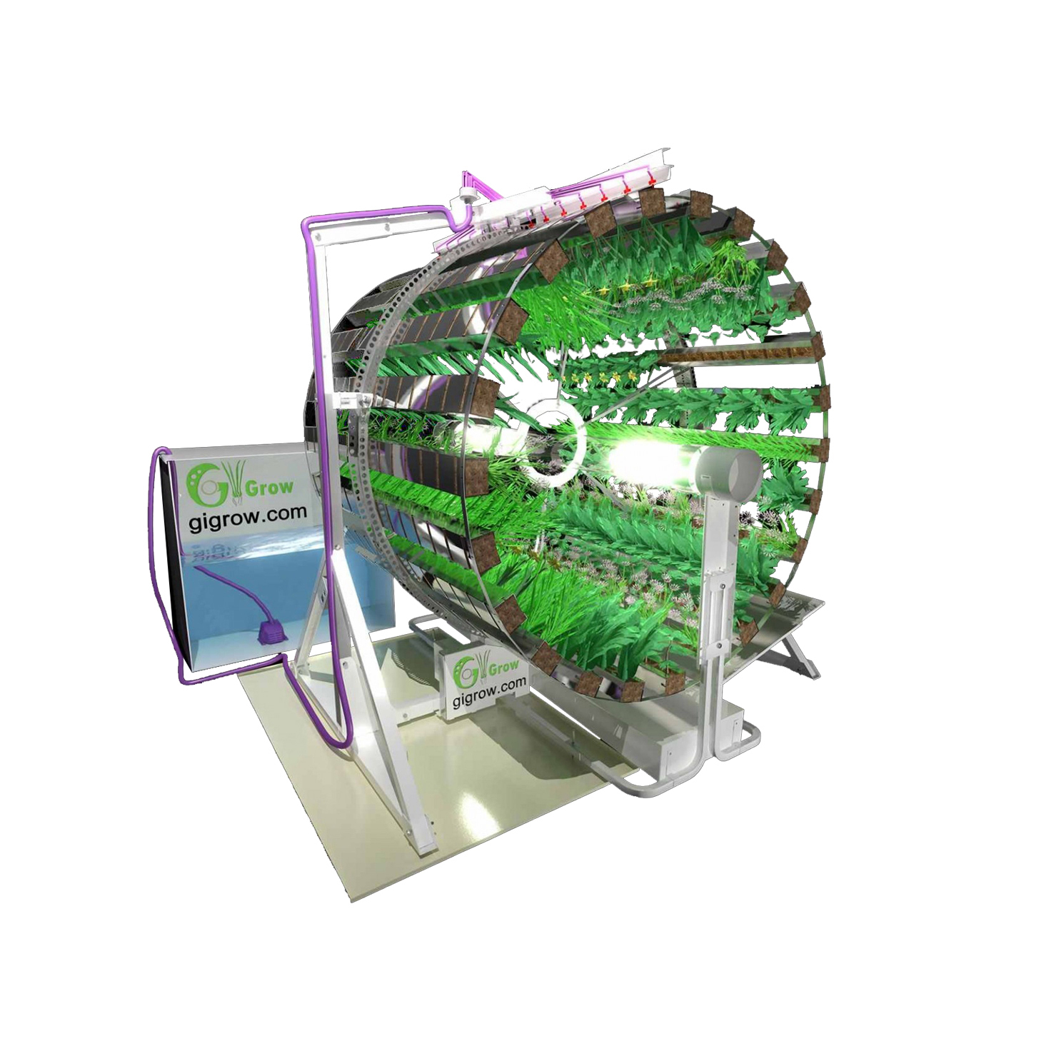 Профессиональная гидропонная система Gi Grow 336 (до 336 растений)