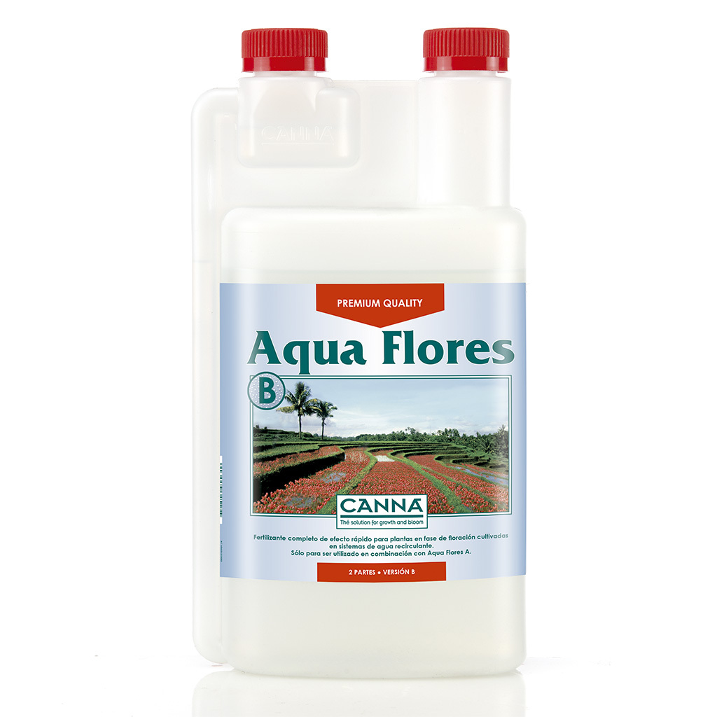 Canna - Aqua Flores (удобрение в 2 частях для стадии цветения при выращивании марихуаны в закрытой системе гидропоники)