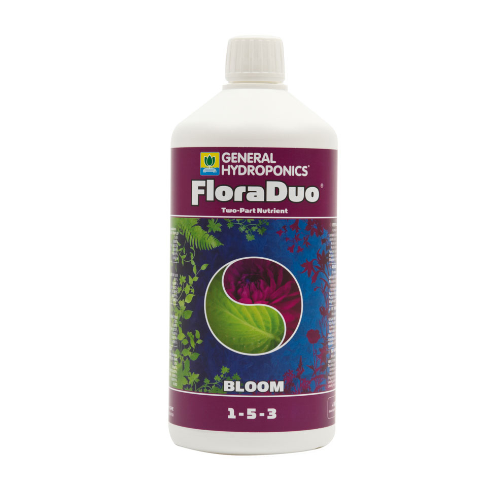 General Hydroponics - FloraDuo Bloom (минеральное удобрение из двух компонентов)