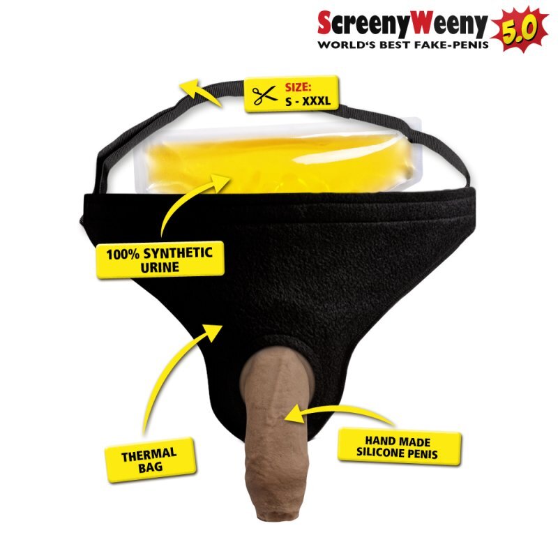 ScreenyWeeny 6.0 - искусственный член с синтетической мочой для прохождения тестов на наркотики