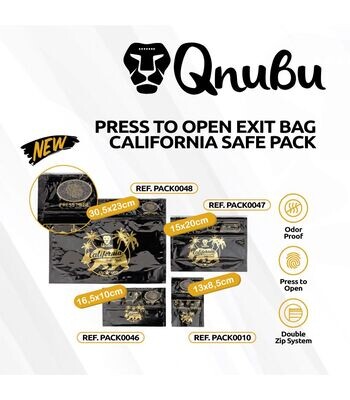 Пакеты для хранения шишек Qnubu (защита от детей и от запаха) 07800