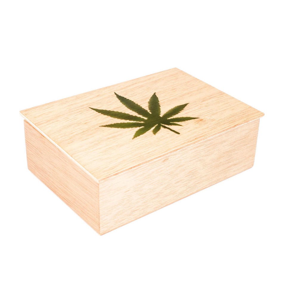 Коробка для хранения шишек и сбора трихом "Каннабис" (30x22x11 см.)