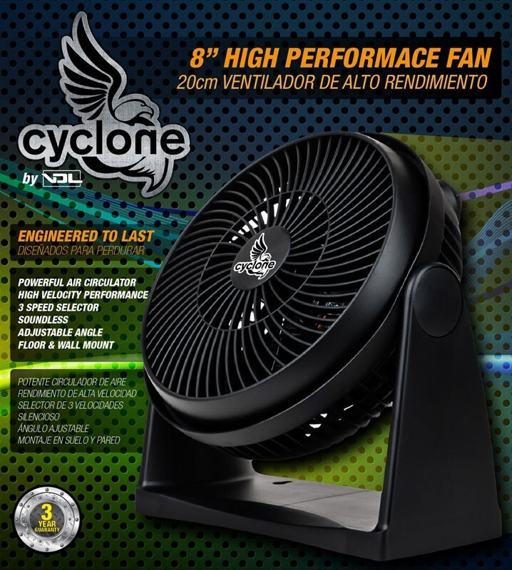 Вентиляторы для циркулиции воздуха в гроубоксе Cyclone