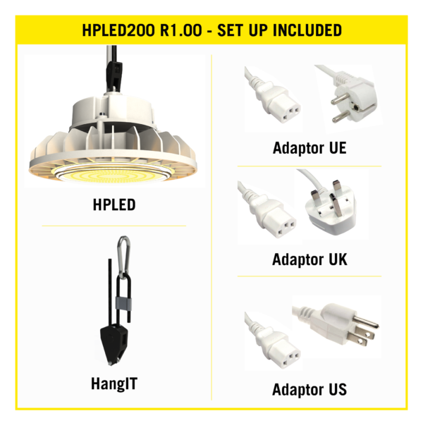HPLED лампы для растений Secret Jardin 100W и 200W (полный спектр)