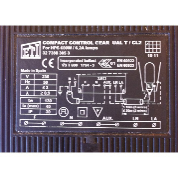 Балласт ETI 400W (2 класс защиты)