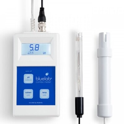 Bluelab Combo Meter (комбинированный измеритель уровня PH, EC и температуры раствора) 02481