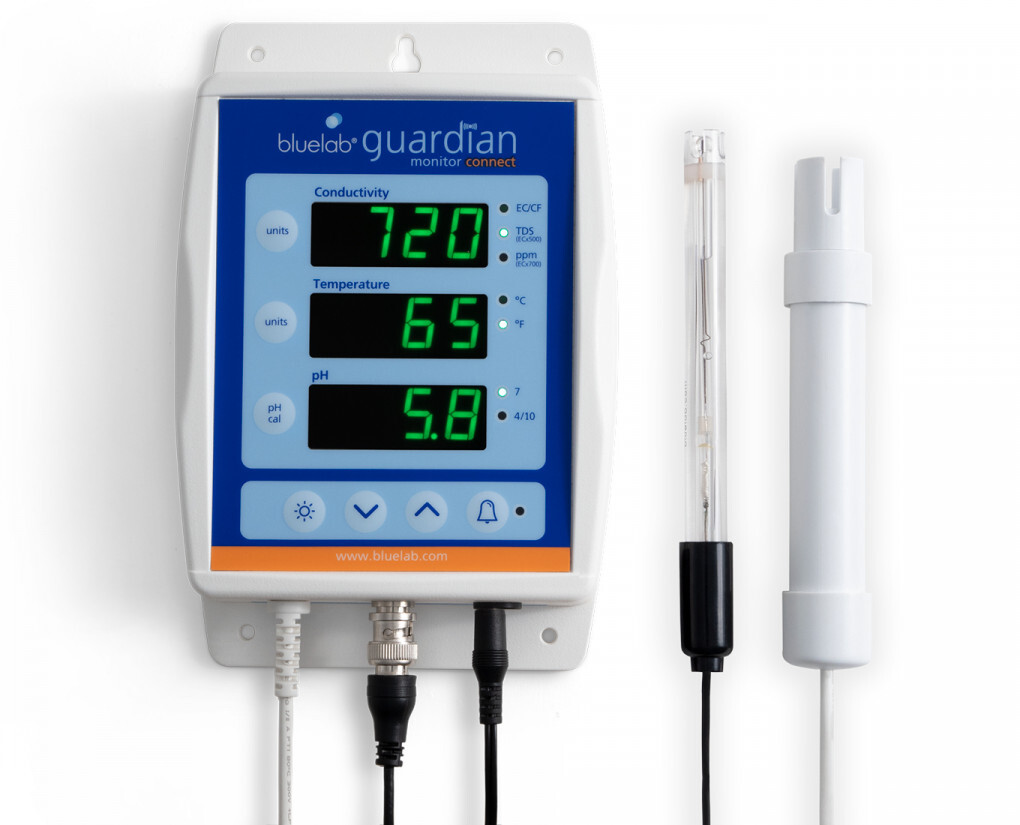 Bluelab Guardian Monitor Connect (измеритель уровня PH, EC и температуры раствора с подключением к компьютеру)
