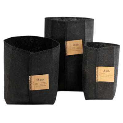 Дышащие горшки Root pouch Thin Black для проращивания растений 04527