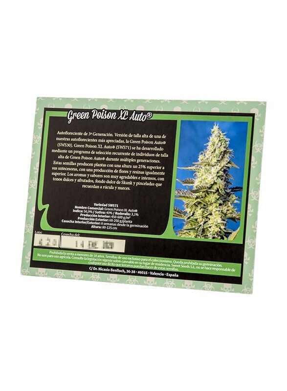 Sweet Seeds - Green Poison XL Auto (auto/fem.)