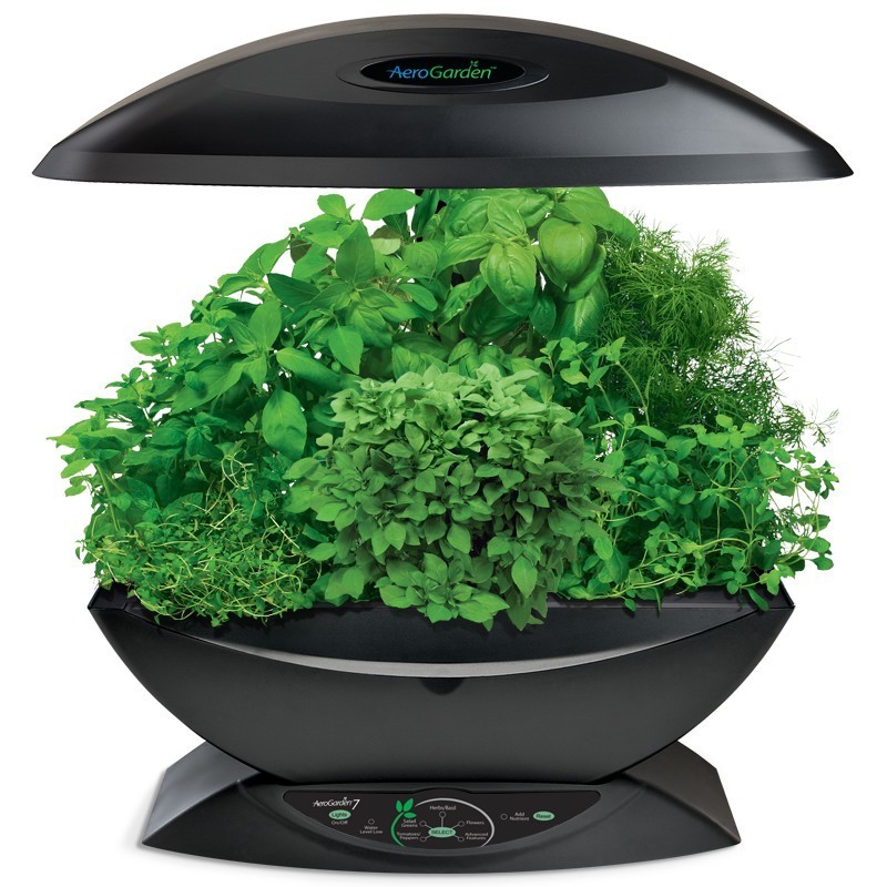 Компактная система аэропоники AeroGarden 7 для домашнего выращивания растений